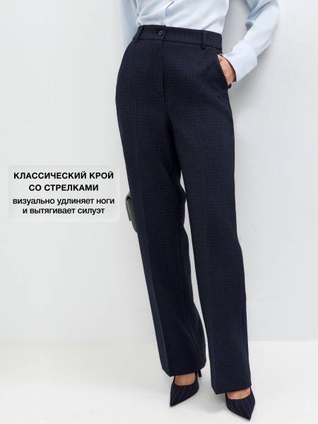 Брюки TP 25-4055 синий БАЗА КЛЕТКА