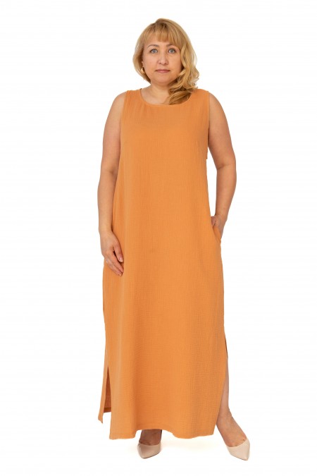 Платье 2786 оранжевый