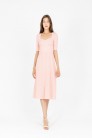 Платье DR 21-2229 розовый