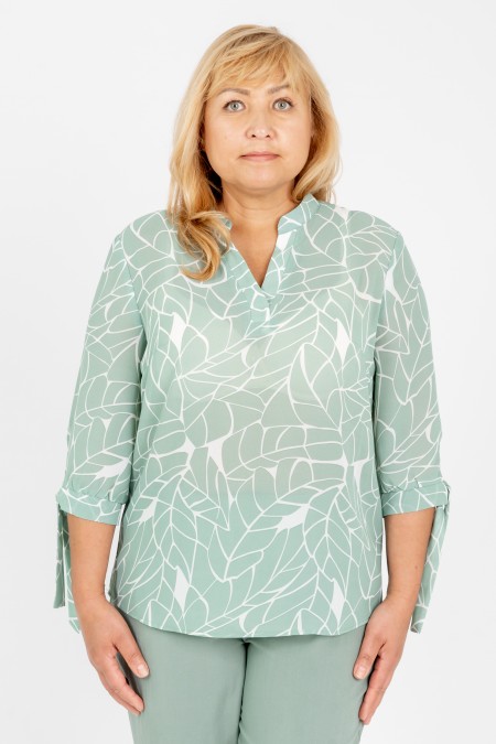 Блуза BL 18-356 зеленый