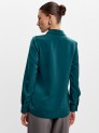 Блуза BL 19-3056 изумруд шелк