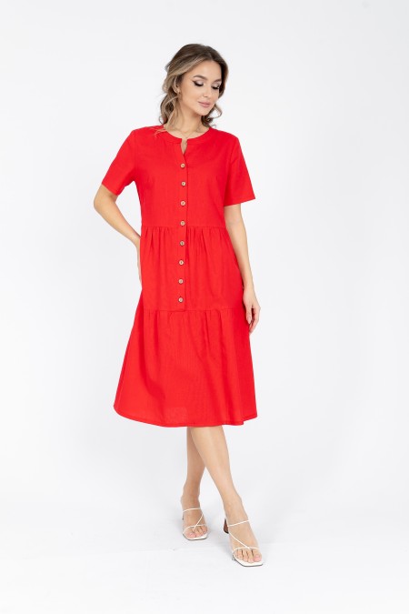 Платье 1630 красный