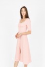 Платье DR 21-2229 розовый